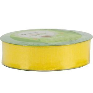 Member's Mark Premium Wired Ribbon 50 Yards 1-1/2 in Width, Yellow